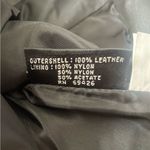 wilson's leather  Vintage 100% Leather Black Vest and Skirt Set Photo 6