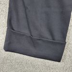 Mossimo Supply Co Mossimo Womens Capri Pants 6 Black Cuffed Straight Leg Flat Front Stretch NEW Photo 4