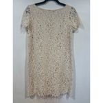 ZARA  Romantic Lace Short Dress Size Small Cream Beige Photo 3