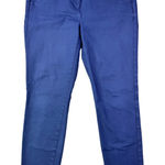 Boden Ankle Pants Womens Cropped Chinos Casual Work Trousers Size 8 Petite Blue Photo 0