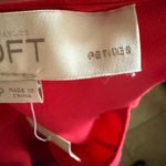 Loft Ann Taylor Womens Dress Sz 8P Petite Red Shift Dinner Work 8 Career Photo 8