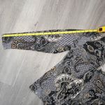 Fransa XL Longsleeve Shirt Paisley Print Top Blue Photo 3