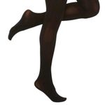M/L Black Thick panty hose tights Photo 0