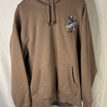 Scotch & Soda  Brown Hoodie with Graphic Photo 0