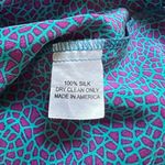 Amanda Uprichard  Women's Silk Dress Surplice Faux‎ Wrap Drape Blue Size XS / P Photo 5