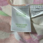 Lilly Pulitzer  XS Pink Orange Yellow Pansy Floral Print Jersey T-Shirt Dress Photo 6