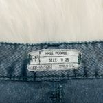 Free People  Striped Jean Shorts Photo 3