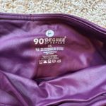 90 Degrees by Reflex 90 Degree By Reflex Womens High Waist High Shine Faux Leather Ankle Leggings Photo 7