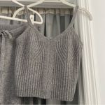 AUDEN Knit Set Gray Ribbed Loungewear Medium Photo 4