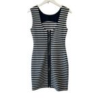 Juicy Couture Regal Angel Navy & White Stripe Ponte Dress Women's Size Small Photo 3