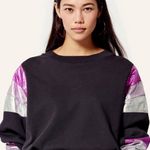 Isabel Marant  Menji Metallic Pink‎ and Purple Sweatshirt S NWT Photo 1