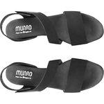 Munro heel sandals Lucia Black Nubuck size 7 Photo 1