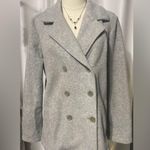 Talbots  Light Gray Pea Coat Photo 0