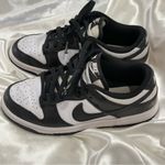Nike  Dunks Low Retro Sneakers Pandas Black White Size 6W Leather Colorblock Photo 4