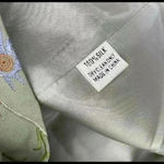 Soft Surroundings  Green Silk Embroidered Jacket Small Photo 2