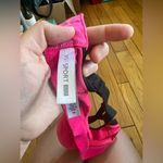 Victoria's Secret - VSX Sport - Neon Pink and Black Sports Bra Photo 2