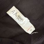 Anthropologie  Amadi Rossi Ruffled Tunic Black 3/4 Sleeves Dress M Photo 8