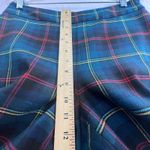 Talbots  Heritage Tartan Plaid Pants Size 8 Wool Blend Straight Leg Trousers Prep Photo 6