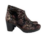 Toni Pons‎ Finley Bootie Velvet Velour Paisley Print Multicolor Size 38 US 7.5 Black Photo 6