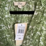 Elan  NWT Cotton Tiered Floral Dress Green Santa Fe Photo 5