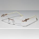 BVLGARI  2137 ivory gold Eye glasses, New Photo 1