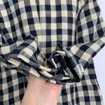 Smythe Women's Double Breasted Min Plaid Blazer Navy Check Size 6 Blue Photo 11