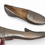 Naturalizer  Gold Leather Slip On Loafer Flats Womens 8 Comfort Shoes Classic Photo 0