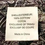 Tory Burch Tunic Dress Brown Elephant Print Size 2 100% Cotton V-Neck Photo 11