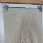 SKIMS  Cream Ribbed Boxer Shorts Photo 3