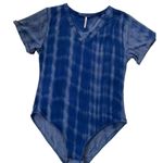 Poof Apparel Blue Tie Dye Bodysuit Size XL NWT (37-36) Photo 2