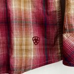 Ariat  REAL womens Enchanting Shirt plaid ombre long sleeve snap button western S Photo 1