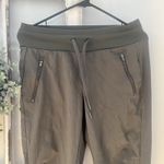 Athleta  Trekkie North Olive Green Stretch Jogger Pants with Drawstring Size 4 Photo 3
