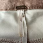 Free People Long and Lean Rose Gold High Rise Vegan Leather Leggings Size 27 Photo 9