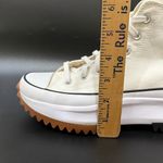 Converse  166799C White Canvas Run Star Hike Platform Unisex Sneakers Size 6.5 Photo 10