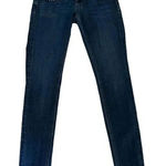 Bebe  Medium Dark Blue Studded SZ 25 Women’s Skinny Mid-Rise Jeans #1016 Photo 0