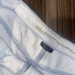 American Eagle  Outfitters White and Blue Tie-Dye Jean Shorts Photo 1