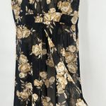 Live 4 Truth  Black Beige Sheer Maxi Kimono Cover Up Smocked Button Close Size 1X Photo 3