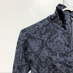 Athleta Blue Black Stretchy Half Zip Pullover Running Shirt Photo 2