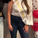 White Bodysuit Size L Photo 1