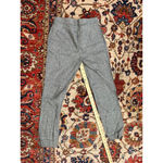 Theory  Gray Linen Blend Tailored Pants Women’s Size 00 Slim Straight Photo 6