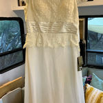 Aspeed Women's  Ivory Lace Beaded Wedding Dress XL Photo 0