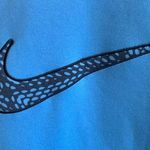 Nike  Therma-Fit Light Blue & Dark Blue Logo Pullover Hoodie Photo 5