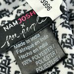 Free People NEW Nam Josh x  headband with attached scarf geometric blue white Photo 4