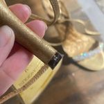 Enzo Angiolini  Gold Women's Heels crystal detailing size 8.5‎ Photo 8