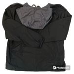 PINK - Victoria's Secret Pink Victoria Secret Black&Gray Quarter Zip Hooded Windbreaker Size M/L Photo 1