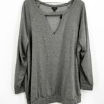 Torrid Sweatshirt Gray Choker Neck Sz 4 4X NEW Photo 2