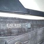 Ralph Lauren  Classic Black Denim High Rise Boot leg size 18 Photo 1