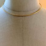 Nolan Miller Gold Tone Snake Chain choker Necklace Photo 1