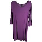 Agnes & Dora  Walker Dress Plum Pop Ruffle Sleeve Midi Dress XS Photo 3