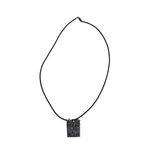 Vintage Mission Concepcion est 1737 Silver Pendent Leather Cord Necklace Silver Photo 3